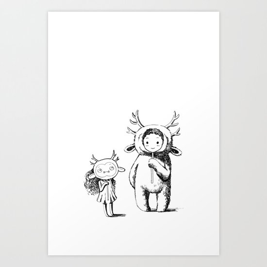 Masquerade Art Print