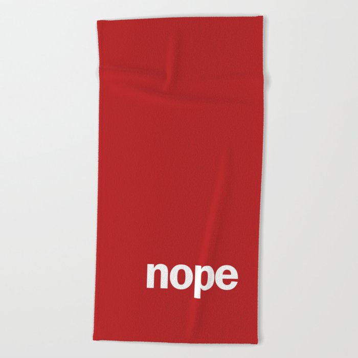 nope Beach Towel