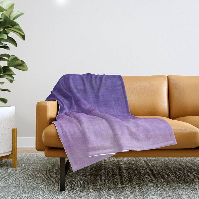 Purple discount cotton throw