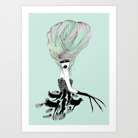 Feather Spirit Art Print