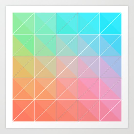 Gradient Art Print