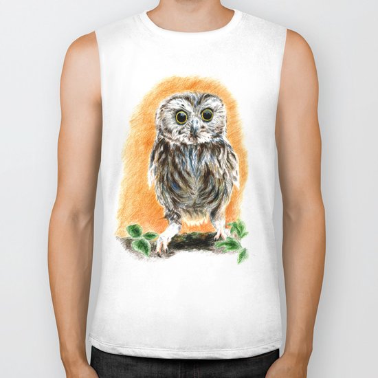 Owl Biker Tank