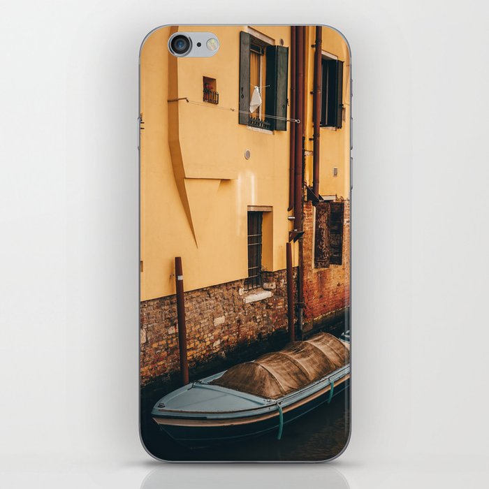 Venice Italy with gondola boats surrounded by beautiful architecture along the grand canal iPhone Skin