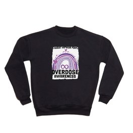 In August We Wear A Month Of The Purple Overdose Crewneck Sweatshirt