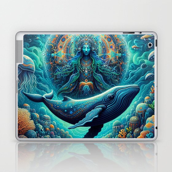 Prophecy of Divine Mother Whale Laptop & iPad Skin