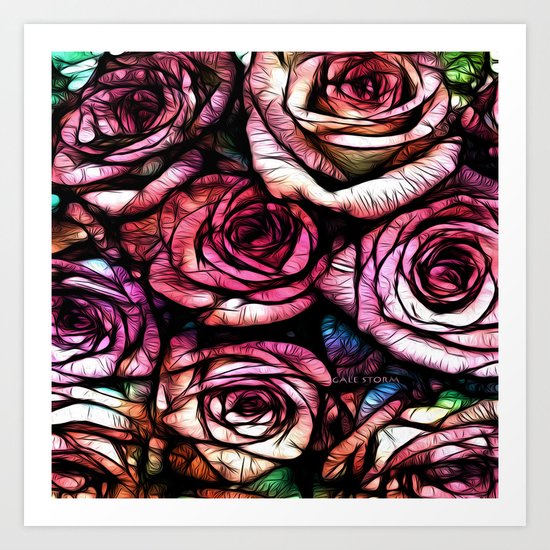 :: Rose Colored :: Art Print