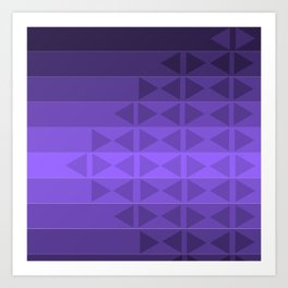 Purple Reign Art Print | Graphic Design, Digital, Abstract, Pattern 