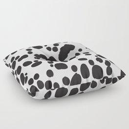 Dalmatian Spotty Pattern, Animal print Floor Pillow