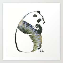 Panda Guardian I Art Print