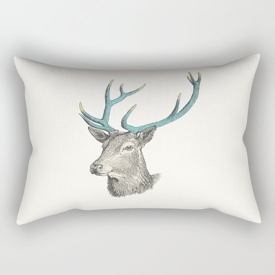 Party Animal - Deer Rectangular Pillow