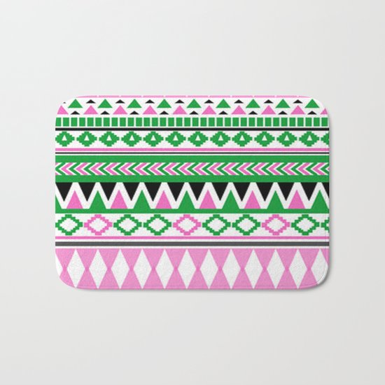 Tribal Pattern 07 Bath Mat