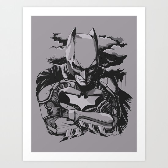 The Dark Knight Art Print