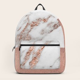 rose gold mini backpacks