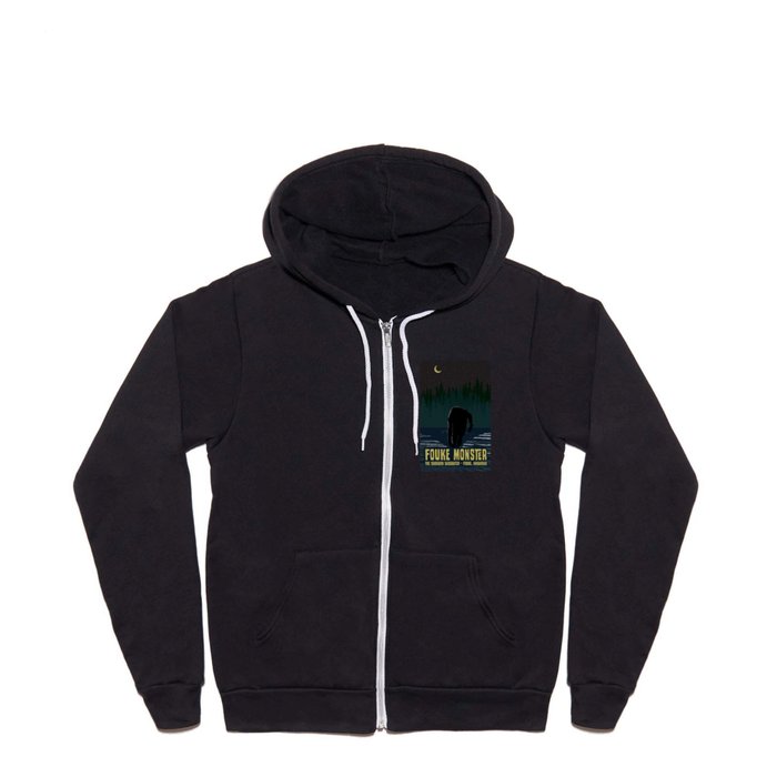 Fouke Monster | midnight Full Zip Hoodie