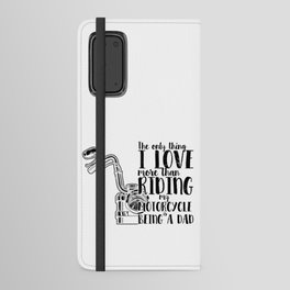Motorcycle Riding Dad Android Wallet Case