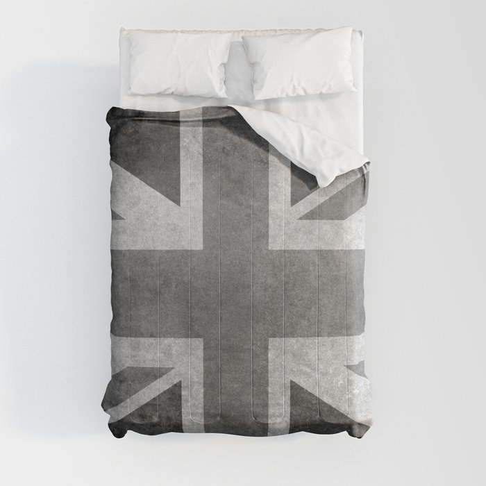 Union Jack B&W 3:5 Comforter