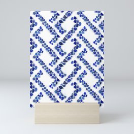 Seaglass - Blue weave Mini Art Print