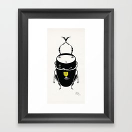 black cricket Framed Art Print