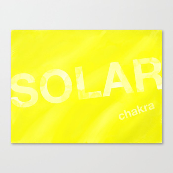 solar chakra. Canvas Print
