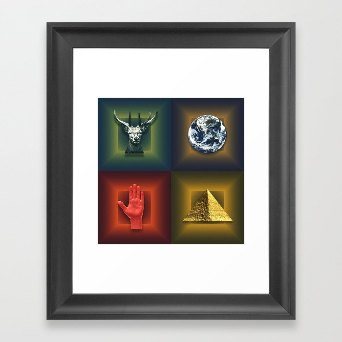 Condensed into a box Framed Art Print