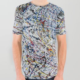 One of Pollock's eye All Over Graphic Tee