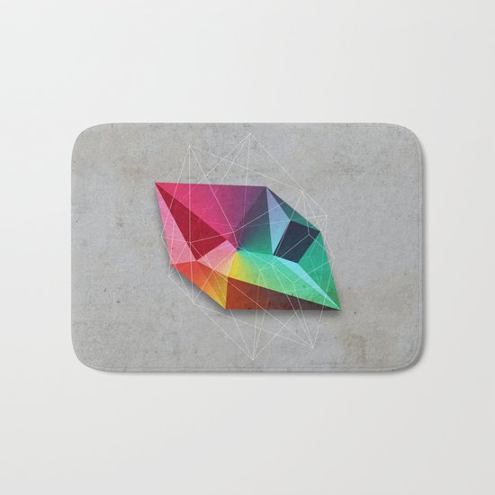 Mineral Geometry #1 Bath Mat