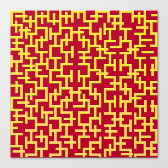 Colorful Maze II Canvas Print