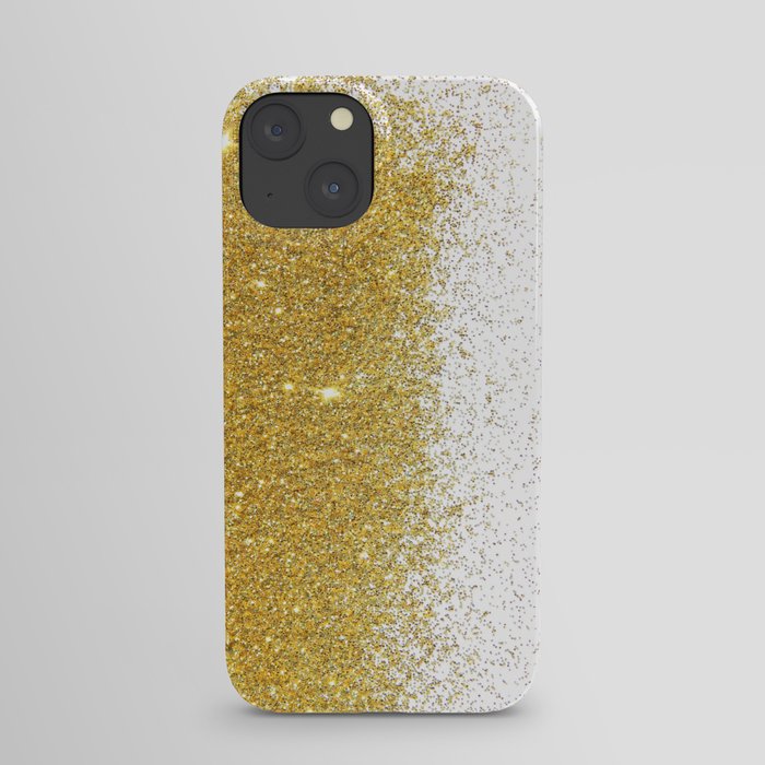 Modern Gold Glitter  iPhone Case