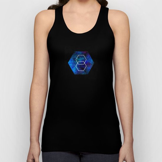 TEXtured HEX - Abstract, geometric, textured artwork Unisex Tank Top