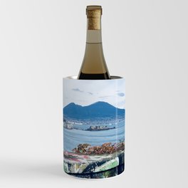 Colorful Vesuvio Naples Landscape Pompei Wine Chiller