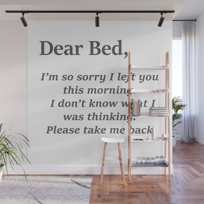 Dear Bed Wall Mural