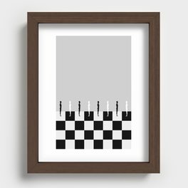  The Chessboard Recessed Framed Print