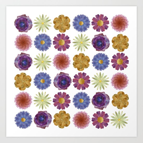 For Her ! Flowers Art Print
