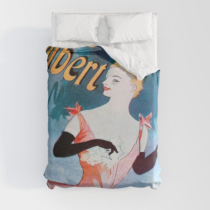 Vintage poster - Yvette Guilbert Duvet Cover