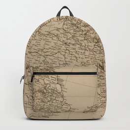Vintage Europe Map Backpack