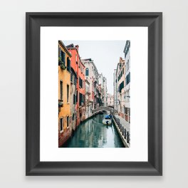 A Canal in Venice 03 Framed Art Print