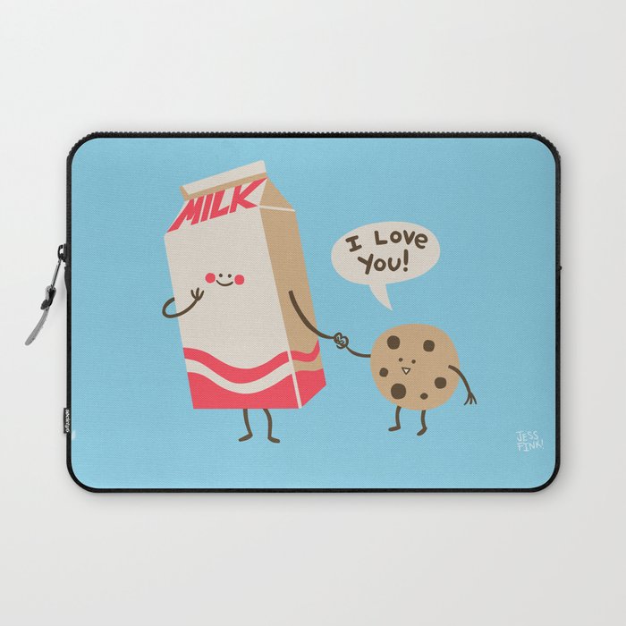 Cookie Loves Milk Laptop Sleeve