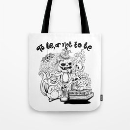 To be, or not to be Art | Quote inspired by Shakespeare | For Authors and Writers | Writer Block Shop Tote Bag