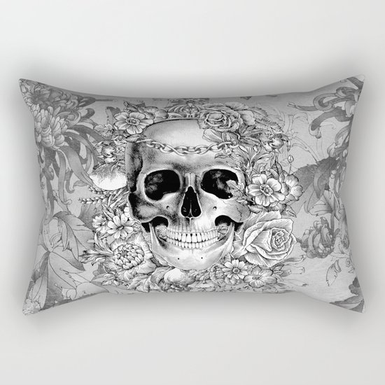 Natural Death BW Rectangular Pillow