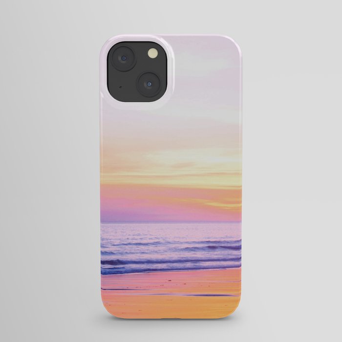 Pink Sunset Beach iPhone Case