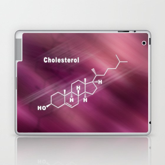 Cholesterol Hormone Structural chemical formula Laptop & iPad Skin