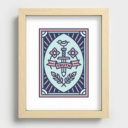 Truth Recessed Framed Print