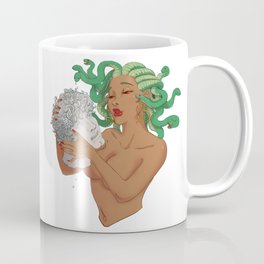 Medusa with the head of her latest victim  Coffee Mug