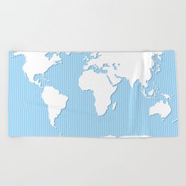 World map Beach Towel