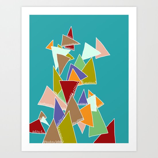 Triads Triads Triads Art Print
