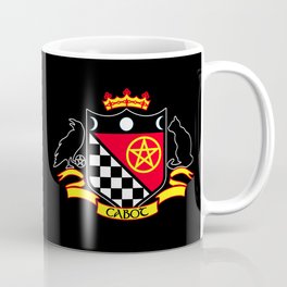 Cabot Tradition Crest (black) Coffee Mug