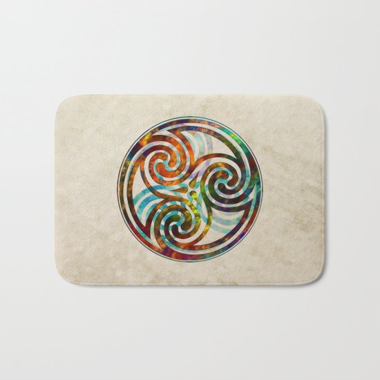 Triskelions Bath Mat