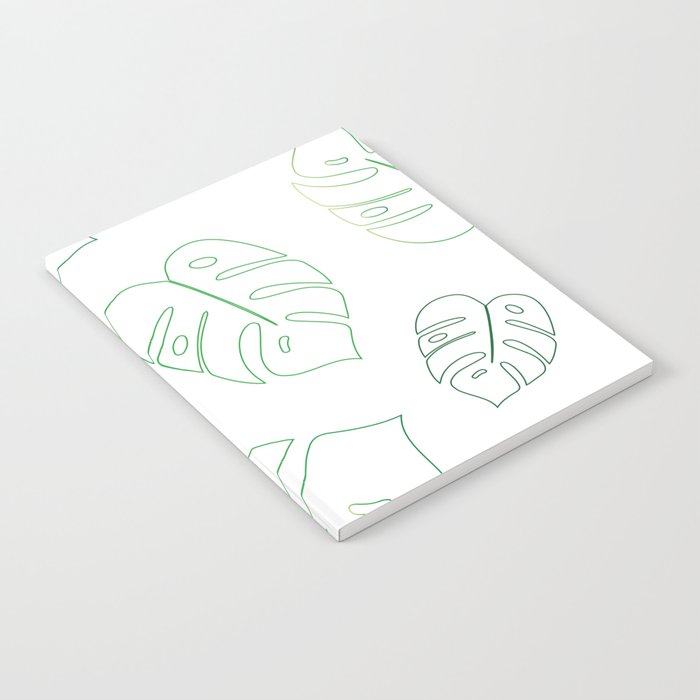 Monstera Leaf Notebook