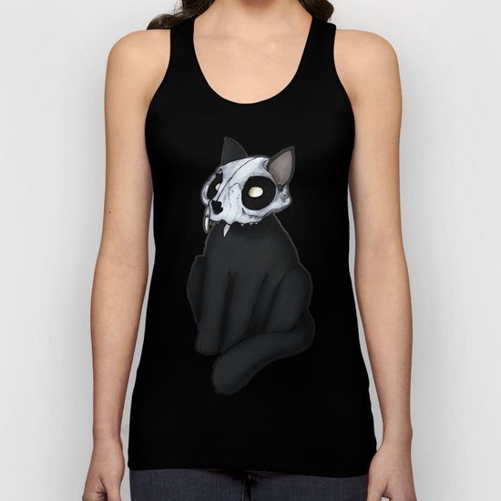 Cat Skull Unisex Tank Top