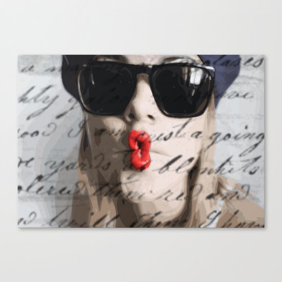 kiss Canvas Print